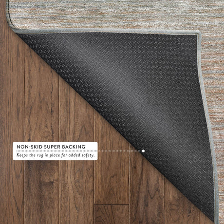 Dalyn Trevi TV11 Coral Rug backing detail