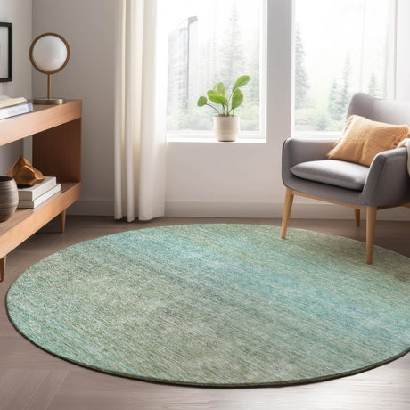 Dalyn Trevi TV11 Teal Rug shown in a room