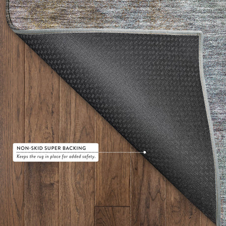 Dalyn Trevi TV12 Mocha Rug backing detail