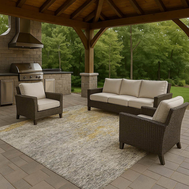 Dalyn Trevi TV13 Gray Rug outdoor lifestyle image