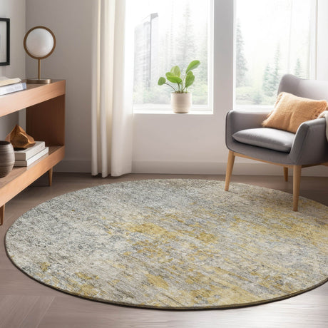 Dalyn Trevi TV13 Gray Rug shown in a room
