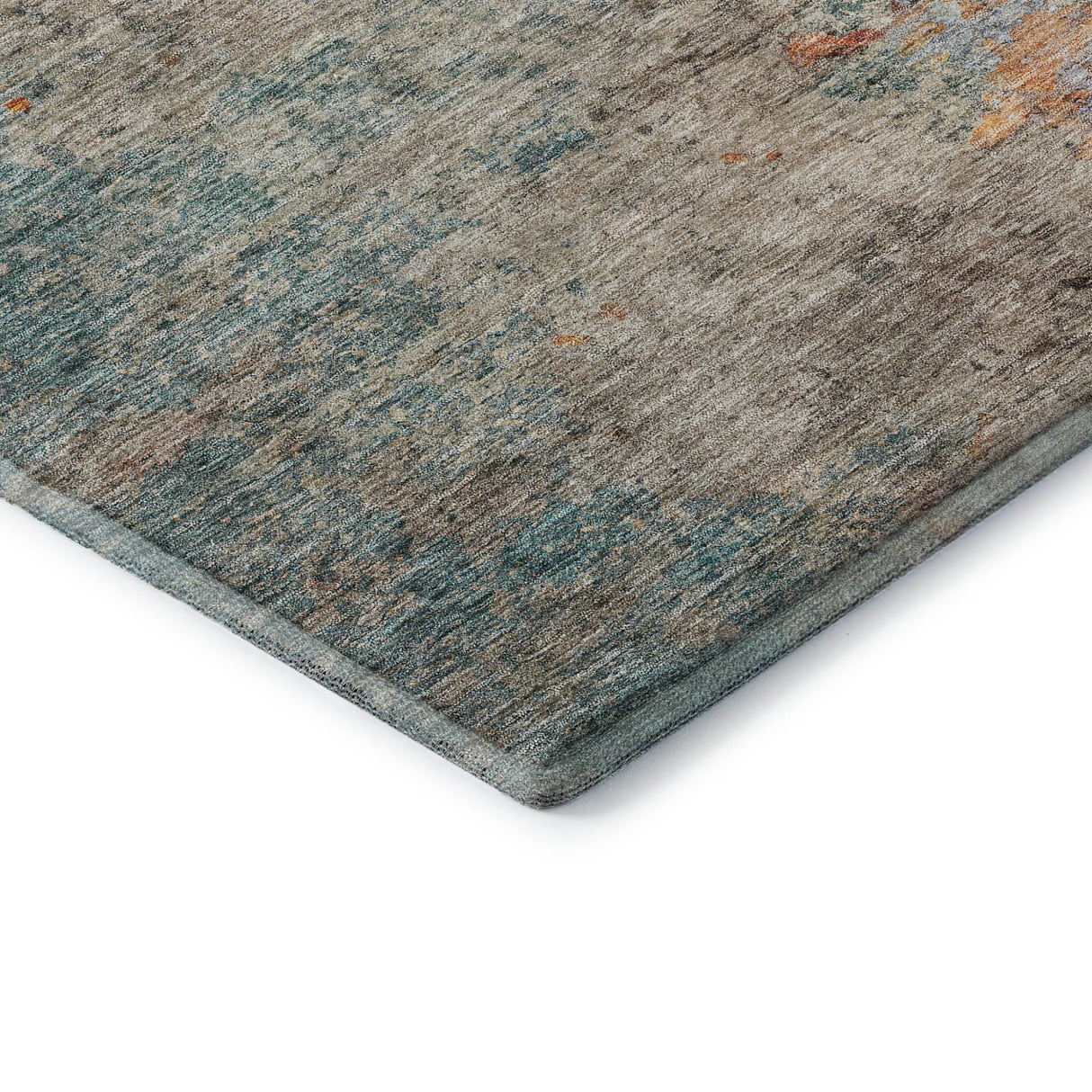 Dalyn Trevi TV13 Teal Rug corner detail