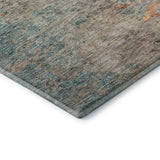 Dalyn Trevi TV13 Teal Rug corner detail