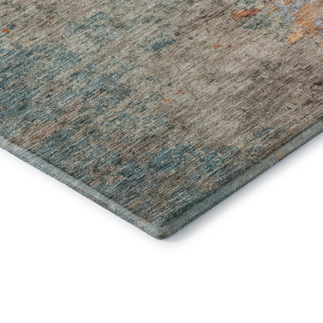 Dalyn Trevi TV13 Teal Rug corner detail