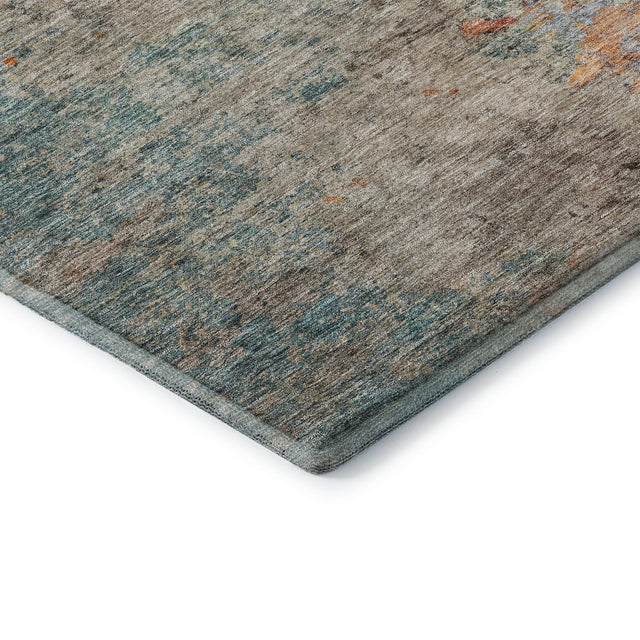 Dalyn Trevi TV13 Teal Rug corner detail