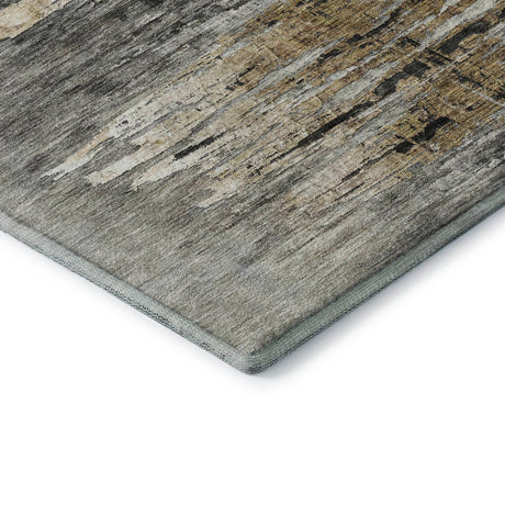 Dalyn Trevi TV14 Gray Rug corner detail