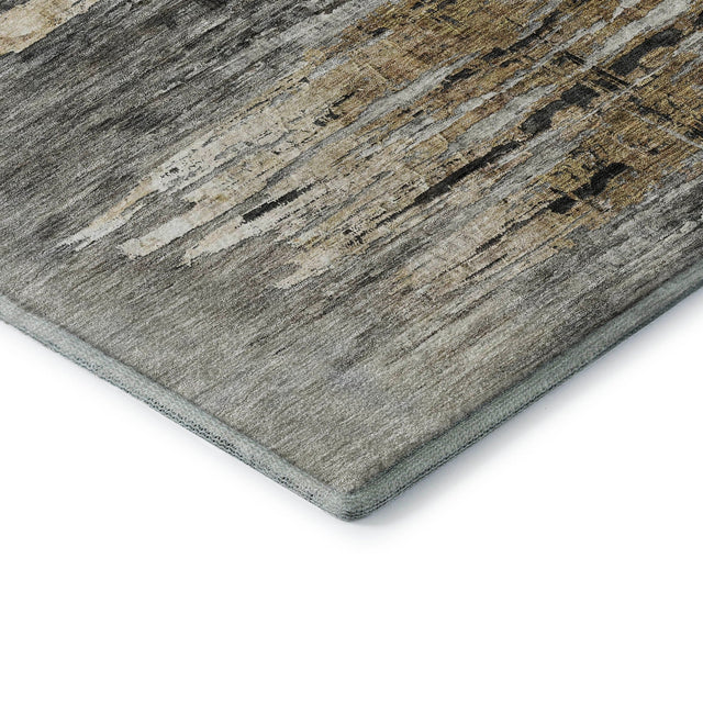 Dalyn Trevi TV14 Gray Rug corner detail
