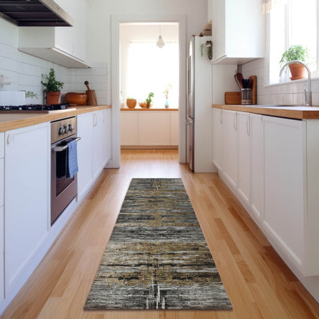 Dalyn Trevi TV14 Gray Rug shown in a room