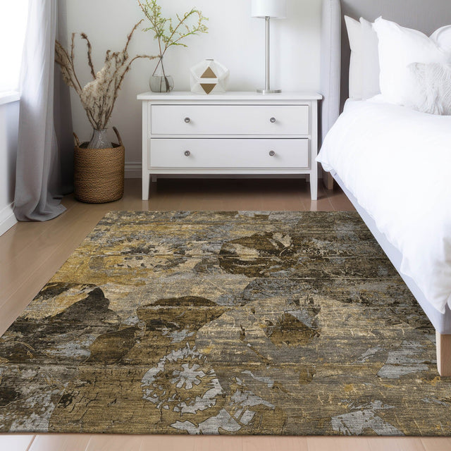 Dalyn Trevi TV15 Mocha Rug shown in a room