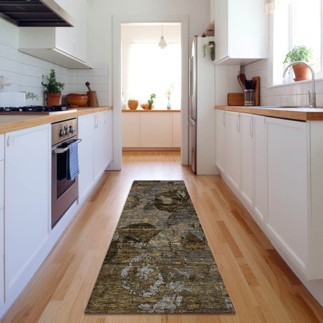 Dalyn Trevi TV15 Mocha Rug shown in a room