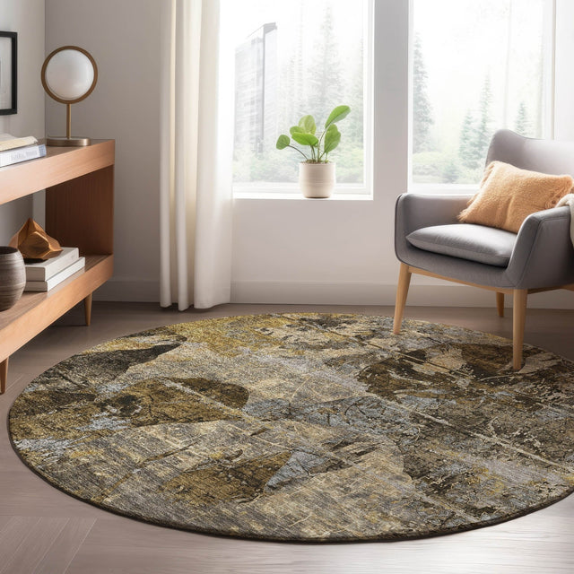 Dalyn Trevi TV15 Mocha Rug shown in a room