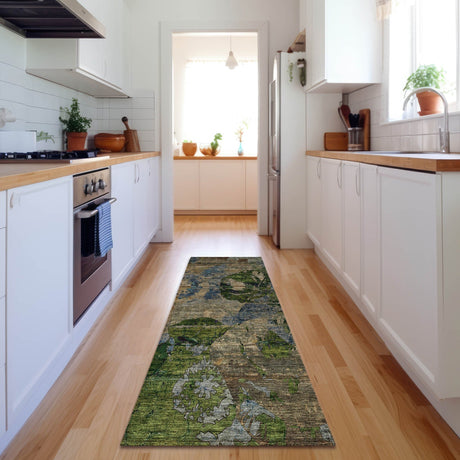 Dalyn Trevi TV15 Taupe Rug shown in a room