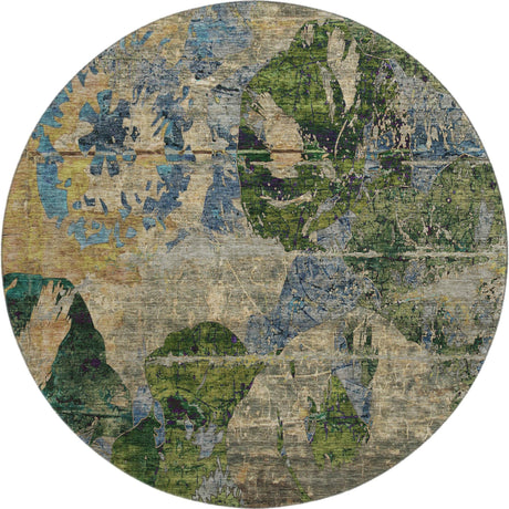 Dalyn Trevi TV15 Taupe Rug round rug
