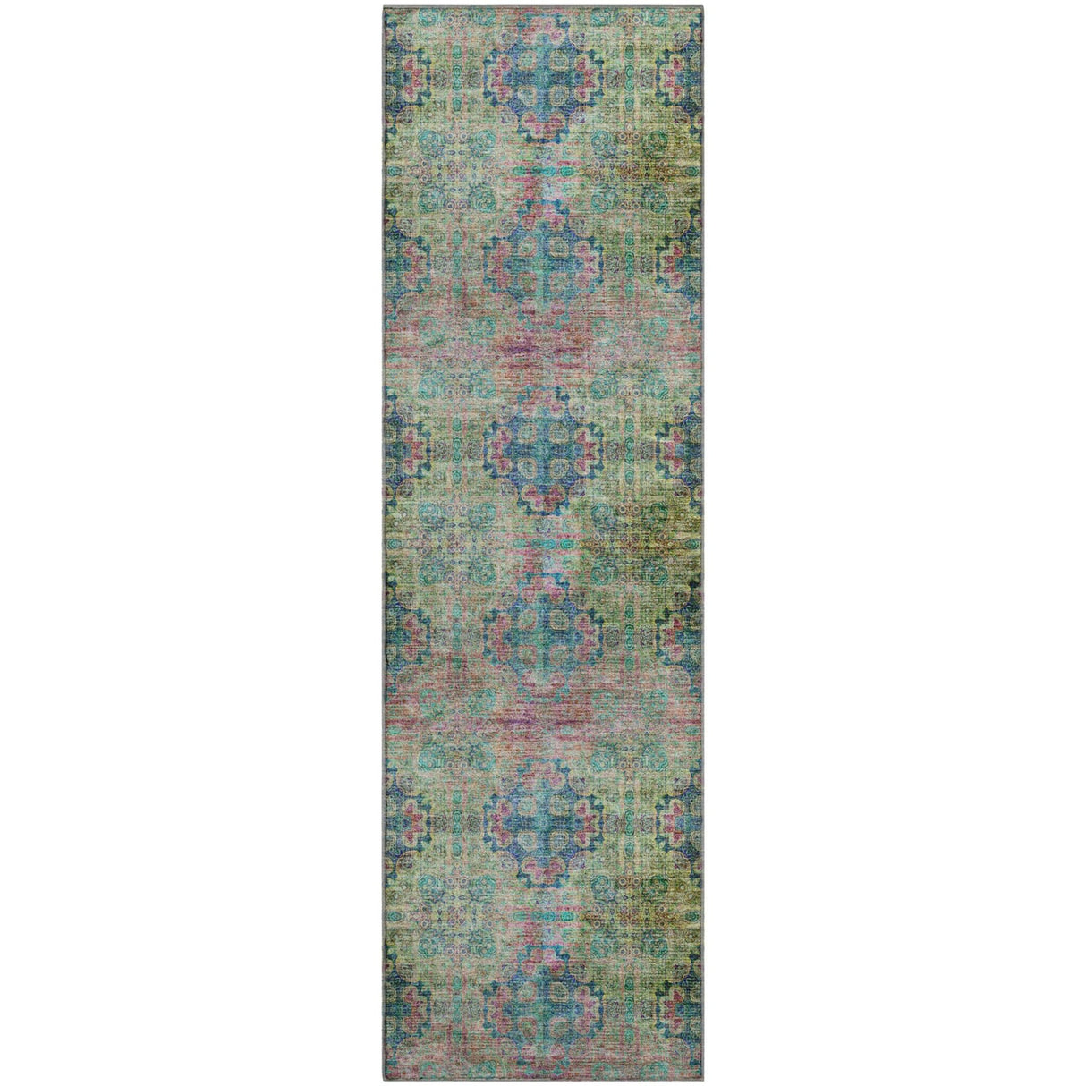 Dalyn Trevi TV16 Green Rug runner rug