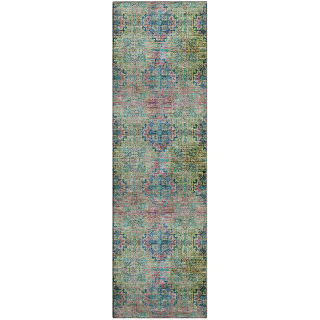 Dalyn Trevi TV16 Green Rug runner rug