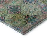 Dalyn Trevi TV16 Green Rug corner detail