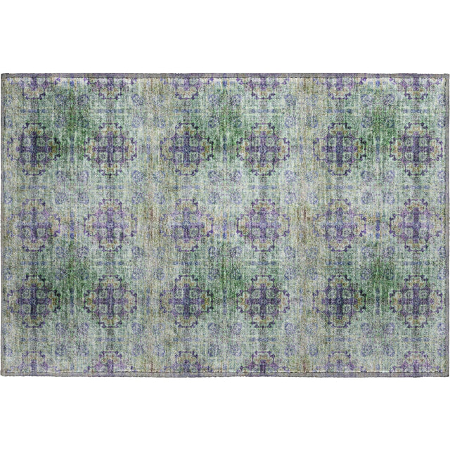 Dalyn Trevi TV16 Purple Rug rectangular rug