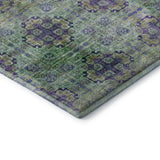 Dalyn Trevi TV16 Purple Rug corner detail