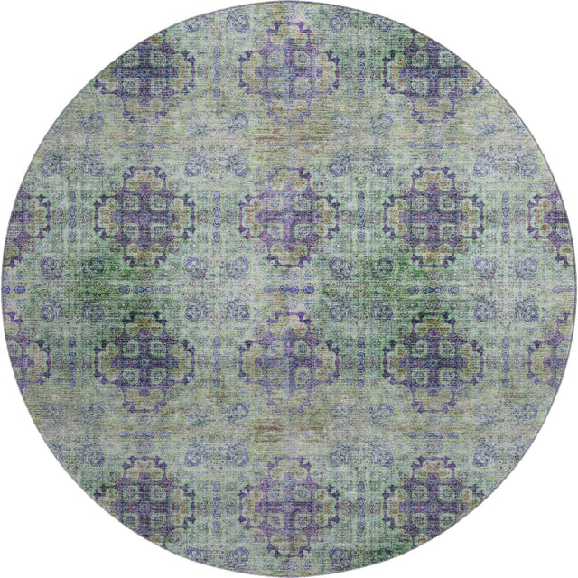 Dalyn Trevi TV16 Purple Rug round rug