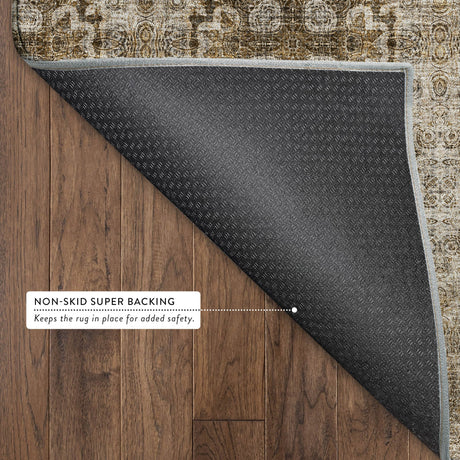 Dalyn Trevi TV16 Taupe Rug backing detail