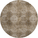 Dalyn Trevi TV16 Taupe Rug round rug
