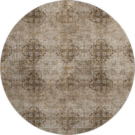 Dalyn Trevi TV16 Taupe Rug round rug