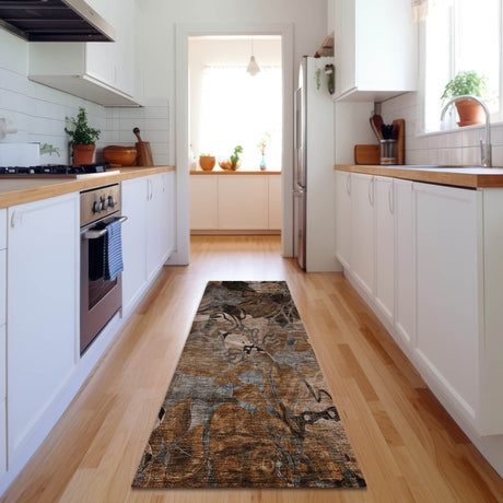 Dalyn Trevi TV17 Paprika Rug shown in a room