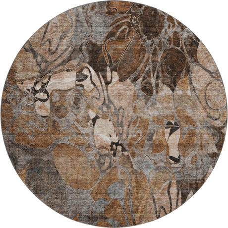 Dalyn Trevi TV17 Paprika Rug round rug