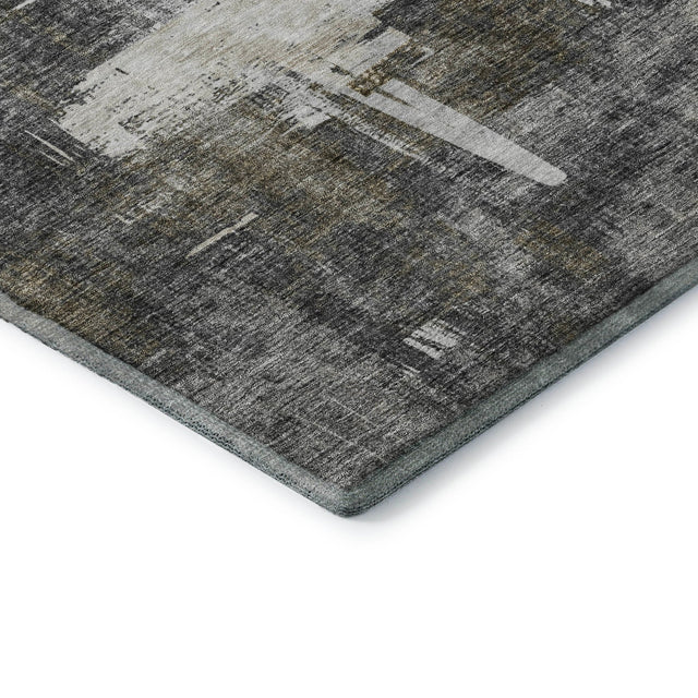 Dalyn Trevi TV18 Gray Rug corner detail