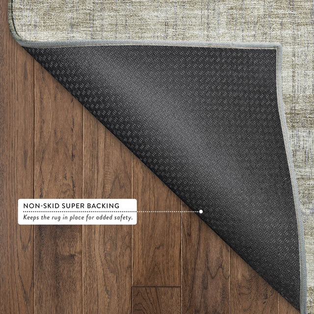 Dalyn Trevi TV19 Taupe Rug backing detail