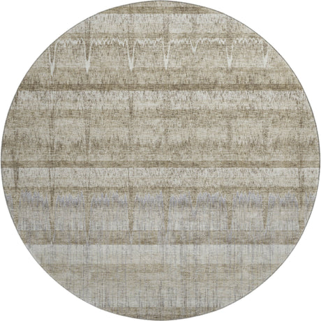 Dalyn Trevi TV19 Taupe Rug round rug