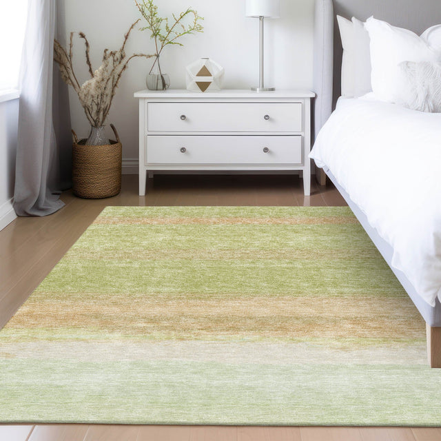 Dalyn Trevi TV2 Aloe Rug shown in a room