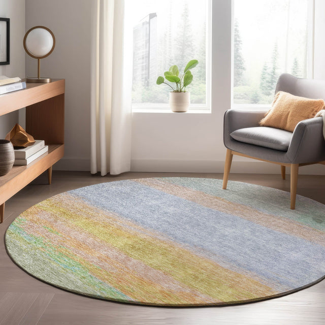 Dalyn Trevi TV2 Lavender Rug shown in a room