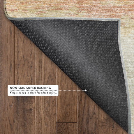 Dalyn Trevi TV2 Salmon Rug backing detail