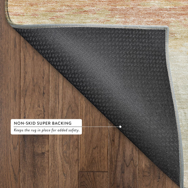 Dalyn Trevi TV2 Salmon Rug backing detail