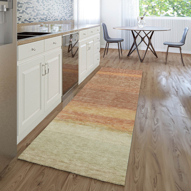Dalyn Trevi TV2 Salmon Rug shown in a room