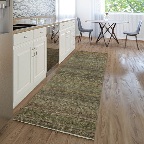 Dalyn Trevi TV3 Khaki Rug shown in a room