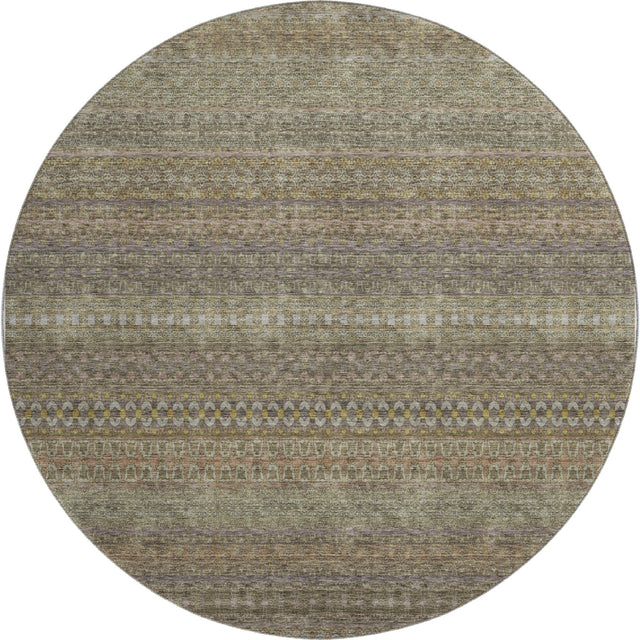 Dalyn Trevi TV3 Khaki Rug round rug