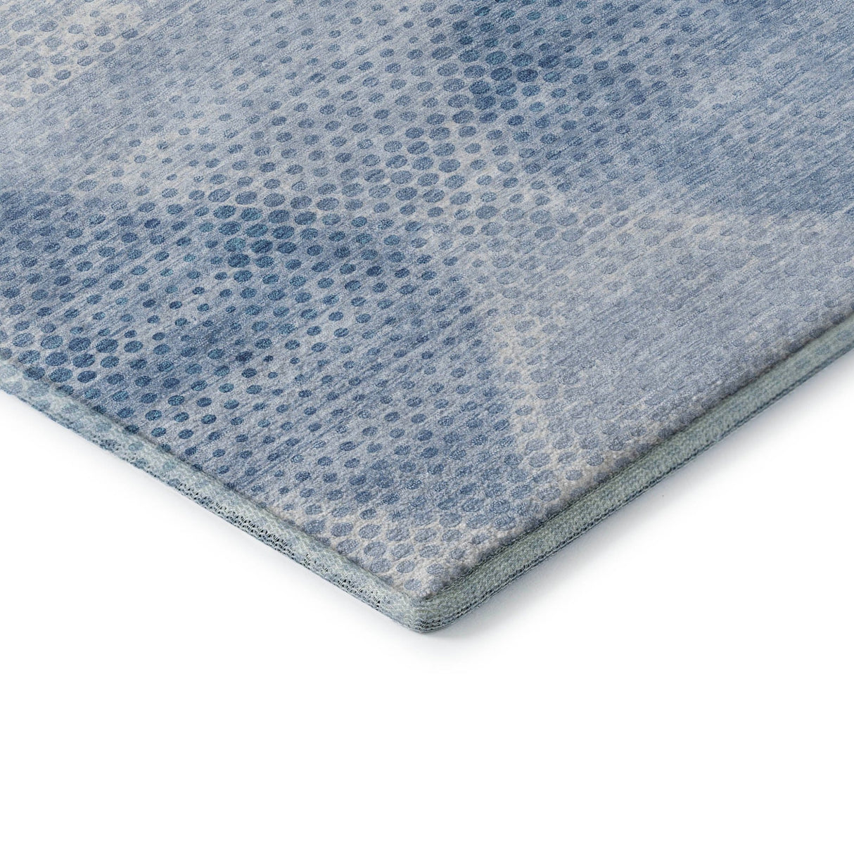 Dalyn Trevi TV4 Blue Rug corner detail