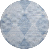 Dalyn Trevi TV4 Blue Rug round rug