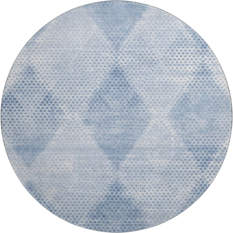 Dalyn Trevi TV4 Blue Rug round rug