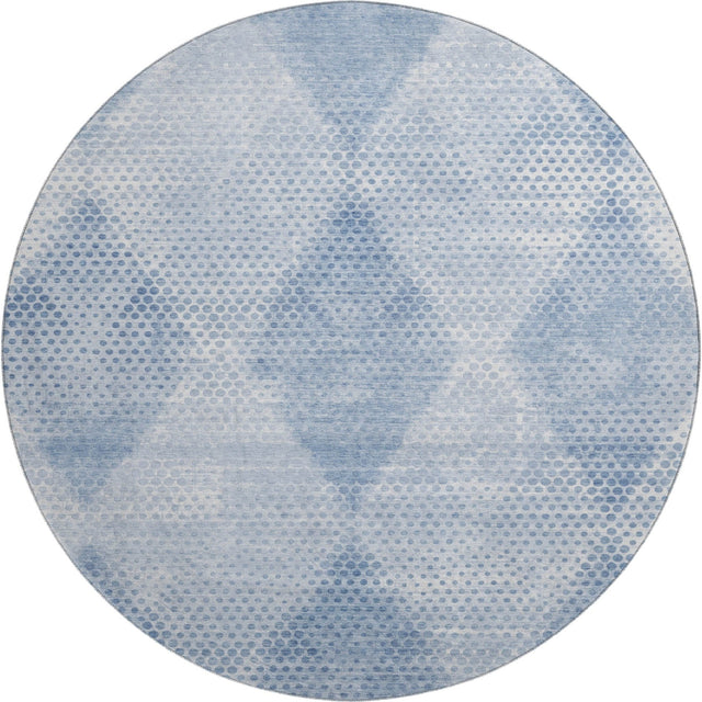 Dalyn Trevi TV4 Blue Rug round rug