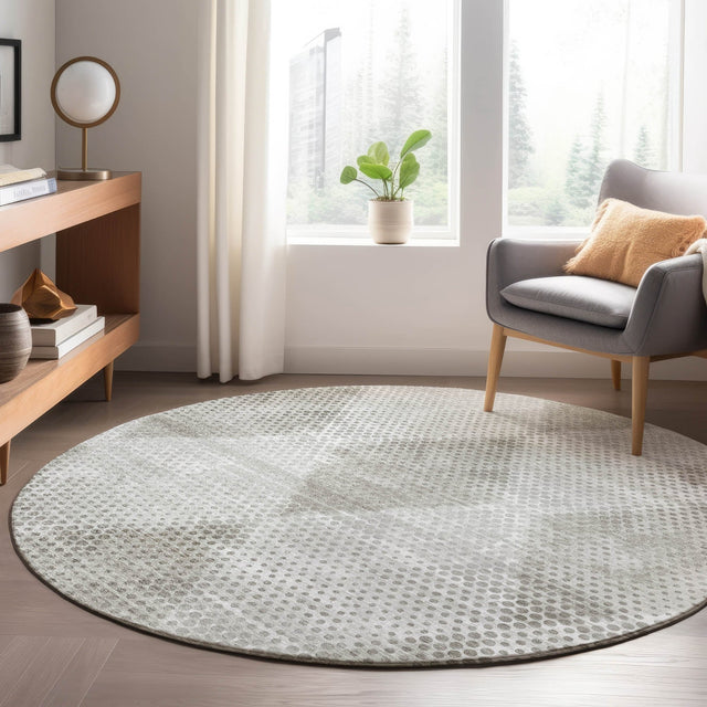 Dalyn Trevi TV4 Gray Rug shown in a room