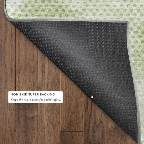 Dalyn Trevi TV4 Mint Rug backing detail