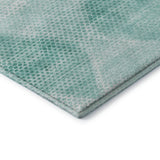 Dalyn Trevi TV4 Teal Rug corner detail