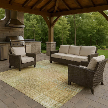 Dalyn Trevi TV6 Beige Rug outdoor lifestyle image