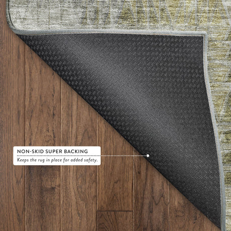 Dalyn Trevi TV6 Taupe Rug backing detail