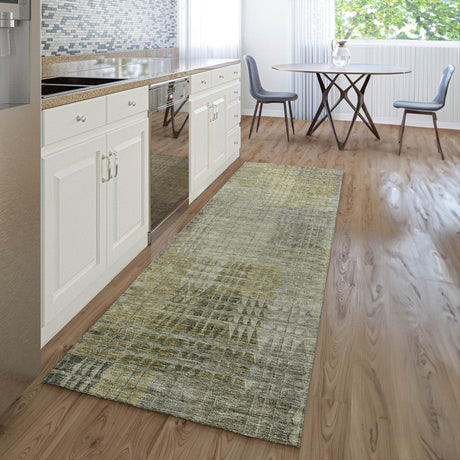 Dalyn Trevi TV6 Taupe Rug shown in a room