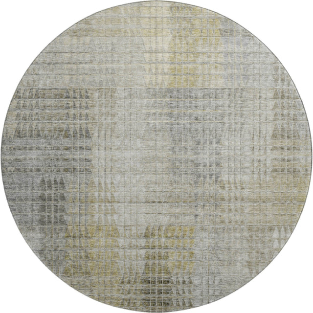 Dalyn Trevi TV6 Taupe Rug round rug