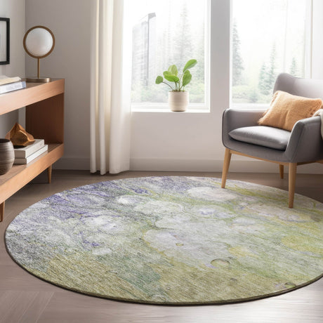 Dalyn Trevi TV7 Aloe Rug shown in a room